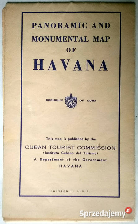 Kuba przewodnik w j angielskim 1956 Limanowa