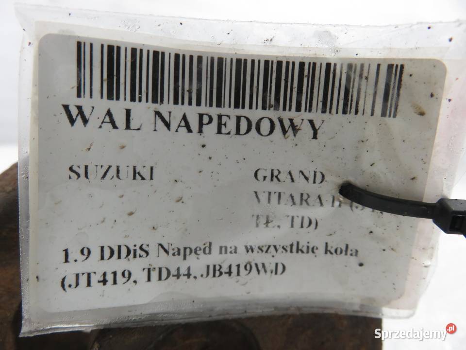 WAŁ NAPĘDOWY SUZUKI GRAND VITARA II 19 DDiS