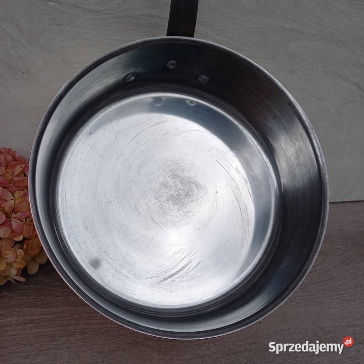 Duża miedziana głęboka patelnia poj 25 litra Warszawa