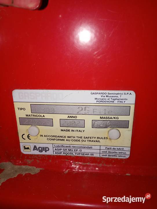 Siewnik zbożowy MaschioGaspardo M 300 amazone d8 podkarpackie Kolbuszowa