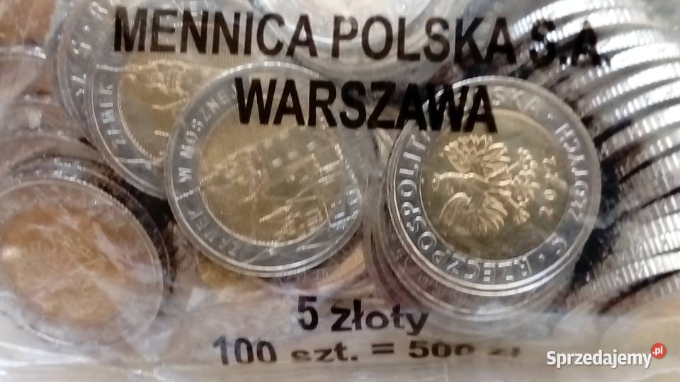 Moneta okolicznościowa 5 2022 r Zamek w Mosznej Mosina sprzedam