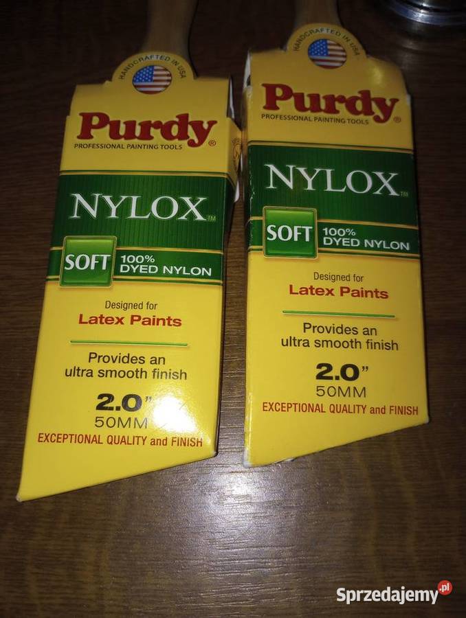 Pędzle Purdy Nylox Glide USA 50MM Przemyśl sprzedam