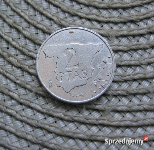 Hiszpania 2 Pesety 1984r Kalisz