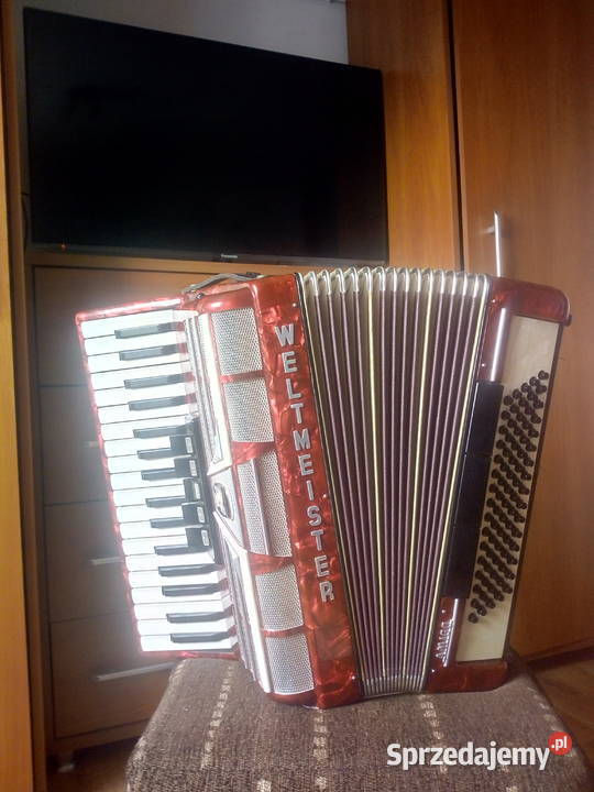 Akordeon Weltmeister Amigo 80 basowy koloru Instrumenty klawiszowe i MIDI Sosnowiec