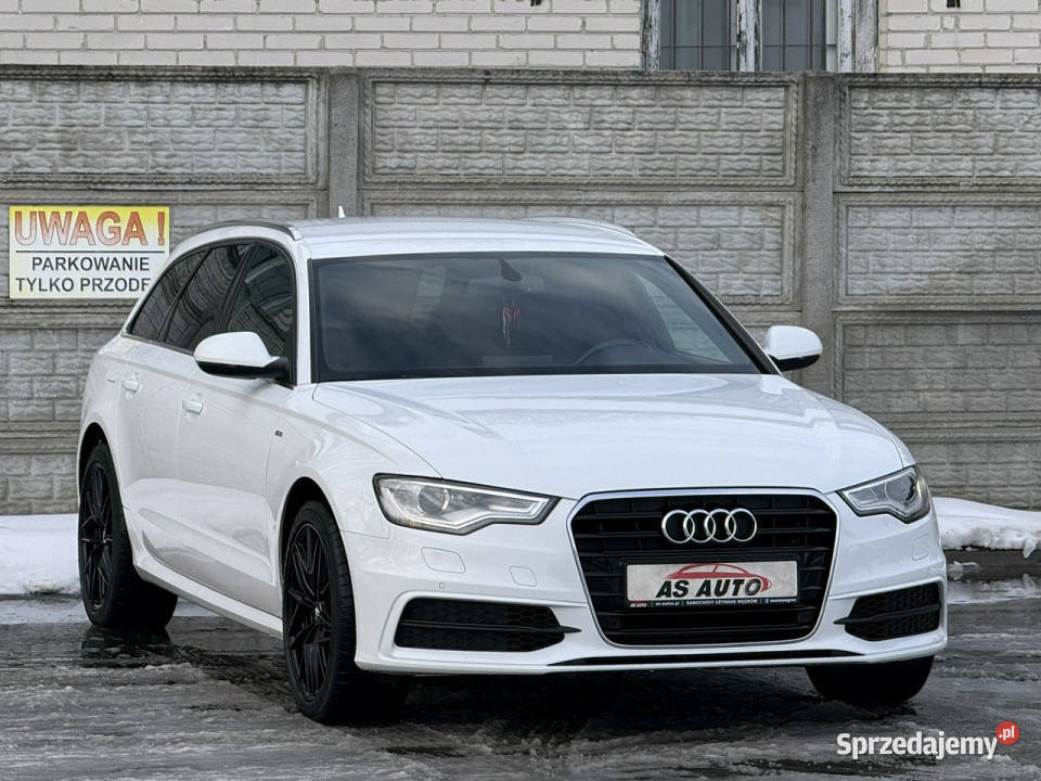 Audi A6 20TDi 177 SLineAutomatSerwis nawigacja Węgrów sprzedam
