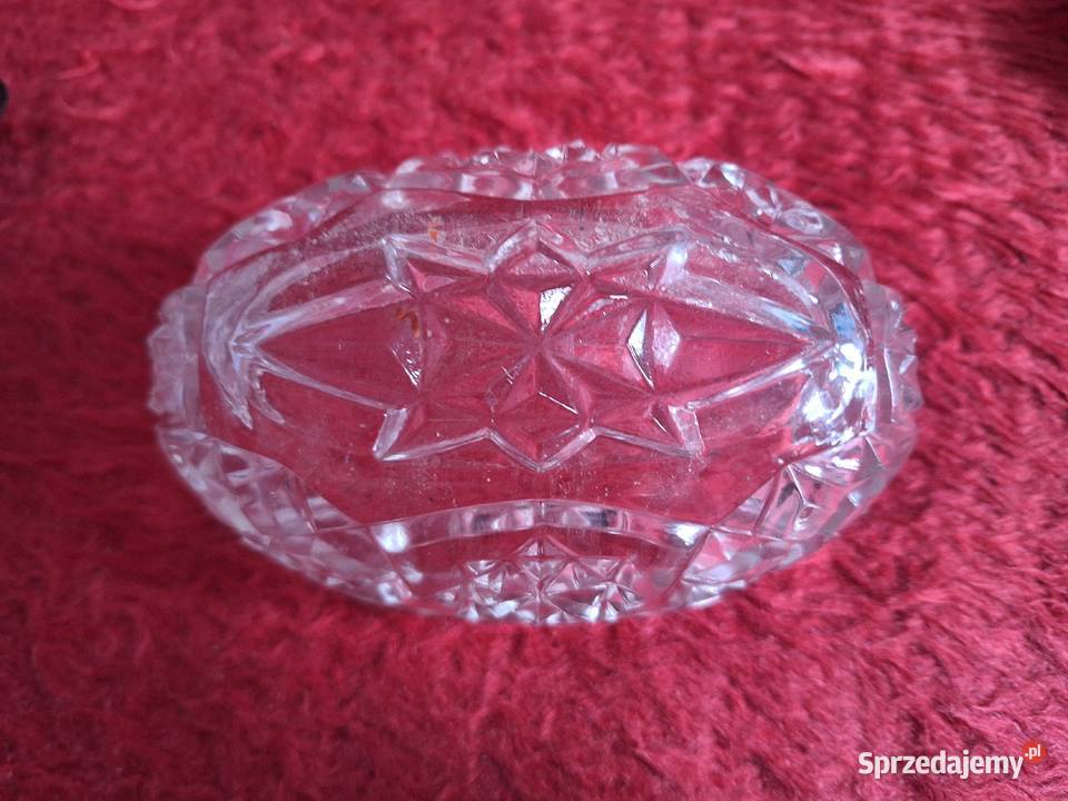 Koszyk kryształowy PRL Porcelana i szkło sprzedam
