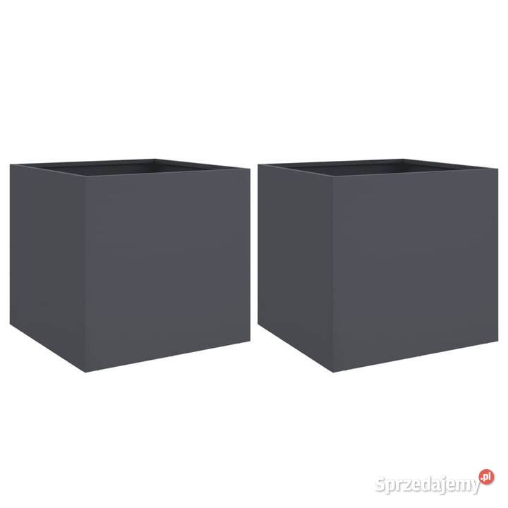 vidaXL Donice 2 antracytowe 49x47x46 SKU841564 Warszawa