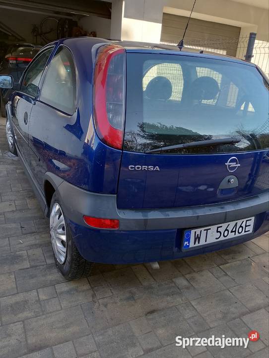 Opel Corsa C 10 benzyna 58 klima zadbany bez garażowany mazowieckie Sulejówek