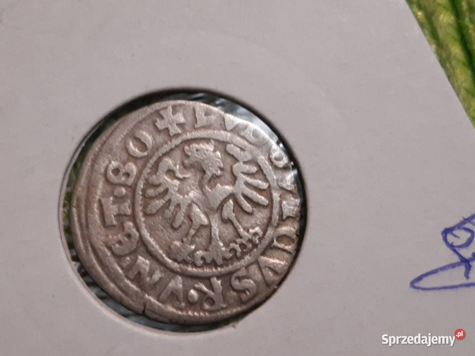 moneta srebrna Śląsk z 1520r Ludwik II podlaskie Łomża