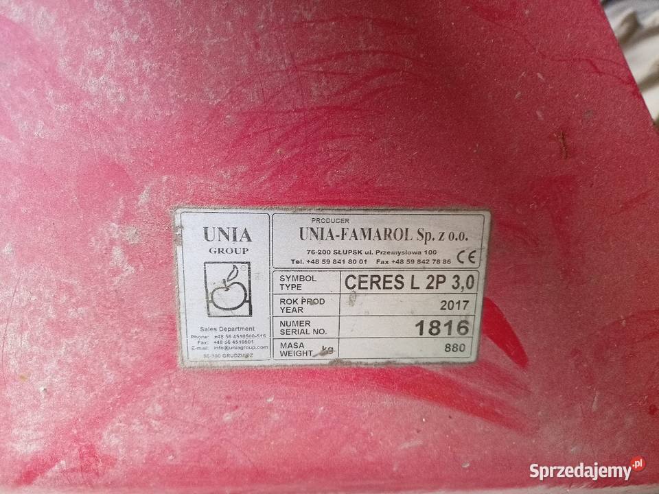 Agregat uprawowo siewny Unia nieuszkodzony Agregaty Janów Lubelski