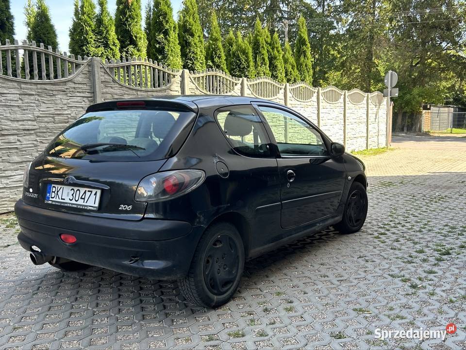 Peugeot 206 14 Benzyna 2002r 89KM Ostrów Mazowiecka