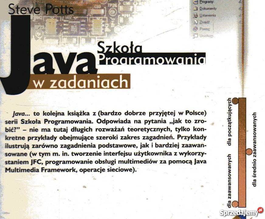 JAVA W ZADANIACH SZKOŁA PROGRAMOWANIA Katowice