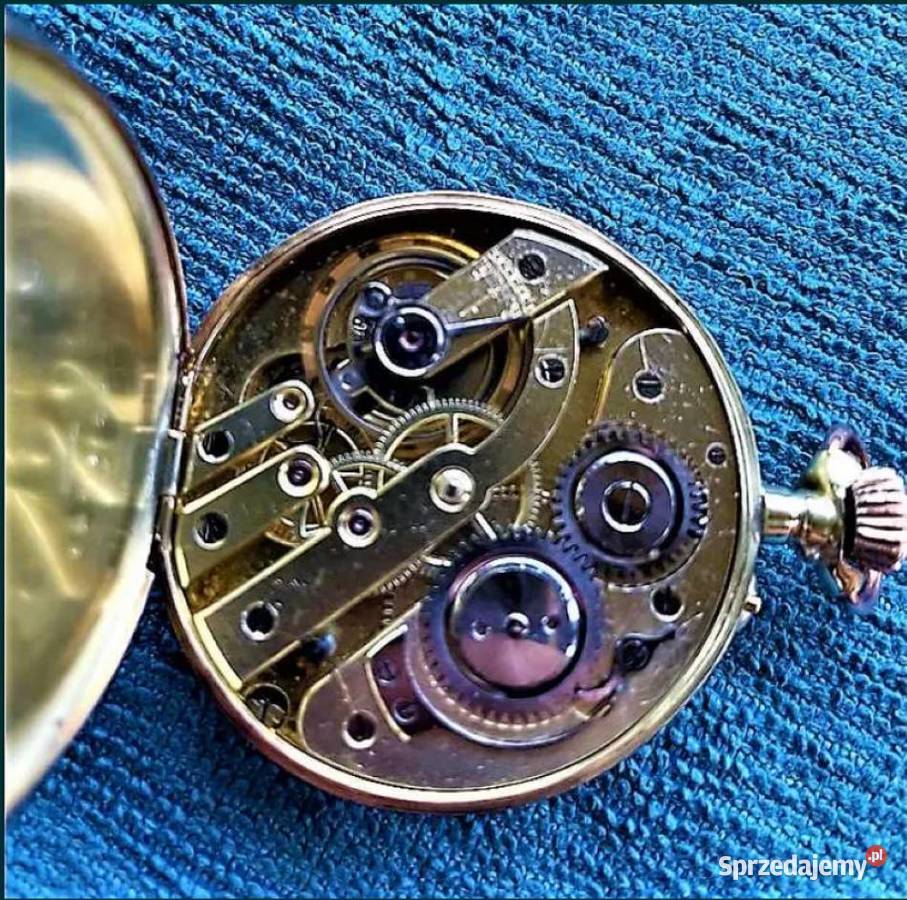 Luksusowy Kolekcjonerski Złoty zegarek 14k śląskie Poraj sprzedam