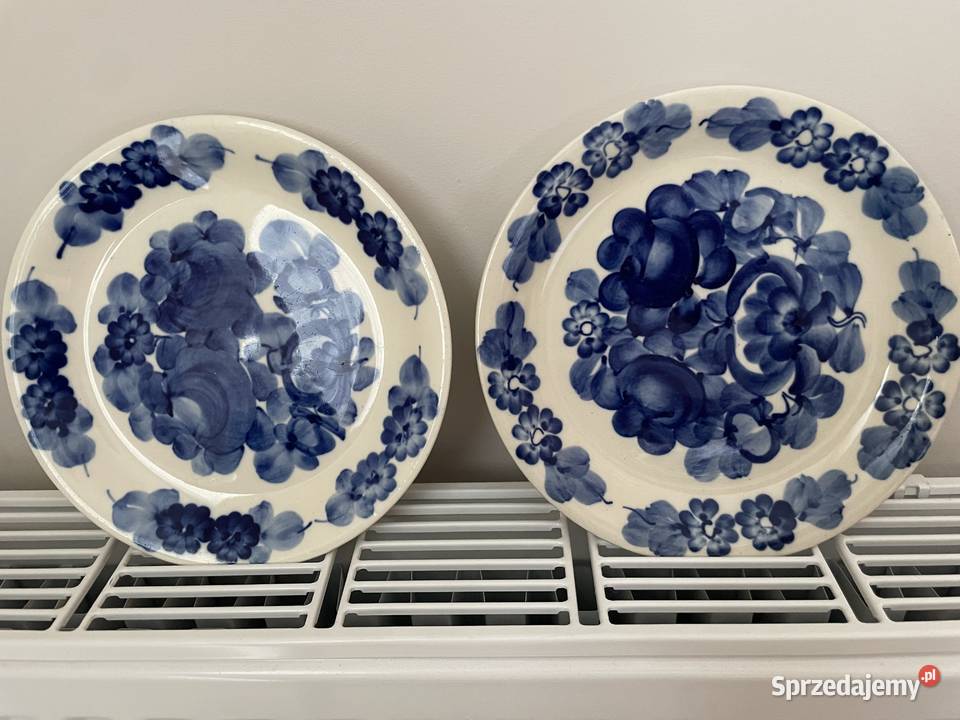 Włocławek fajansowy talerz deserowy PRL Pruszcz Gdański