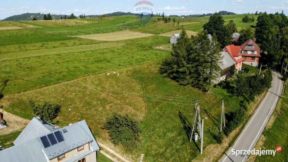 DZIAŁKA W RZEPISKACH Z WIDOKIEM NA TATRY małopolskie Rzepiska