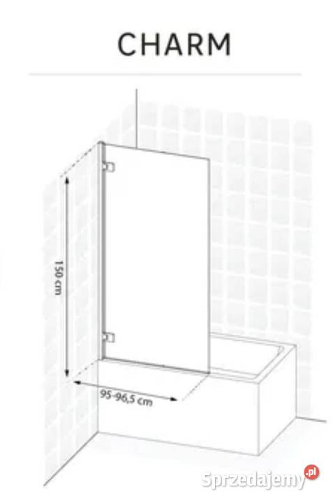 Szyba obrotowa dwustronnie CHARM 150 95 965 Poznań