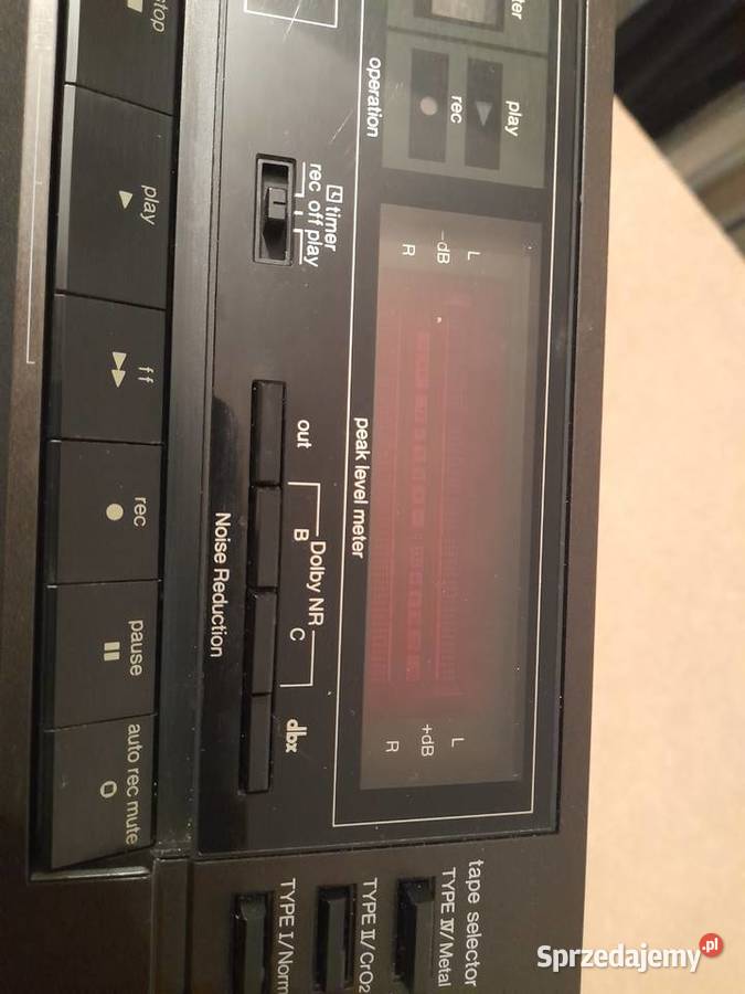 Wysokiej klasy magnetofon Technics z systemem Lublin