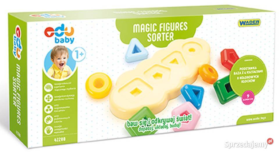 Wader Magiczne Figury Sorter seria Edu Baby podlaskie Bielsk Podlaski
