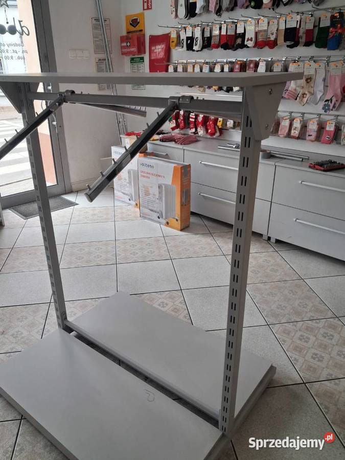 Regał wystawowy kompletny solidny razem z półką śląskie
