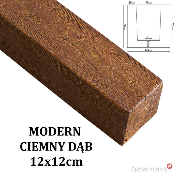 Belka Modern 12x12 Ciemny Dąb małopolskie Gdów sprzedam