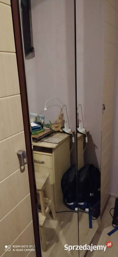 szafa czterodrzwiowa 4 drzwiowa z lustrami Poznań