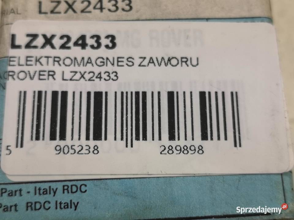 ELEKTROMAGNES ZAWORU MG ROVER LZX2433 lubelskie