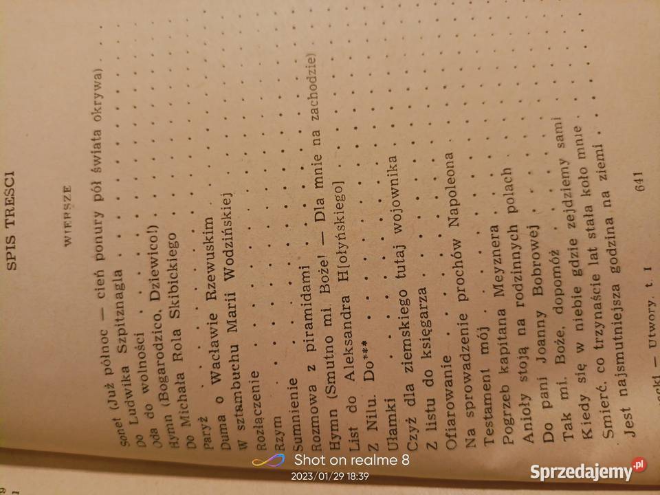 Utwory wybrane Słowacki książki lektury szkolne Warszawa