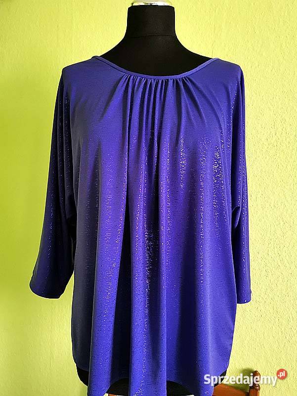 Bluzka kimono 34 48 4xl biust 124 fioletowy Siedlce sprzedam