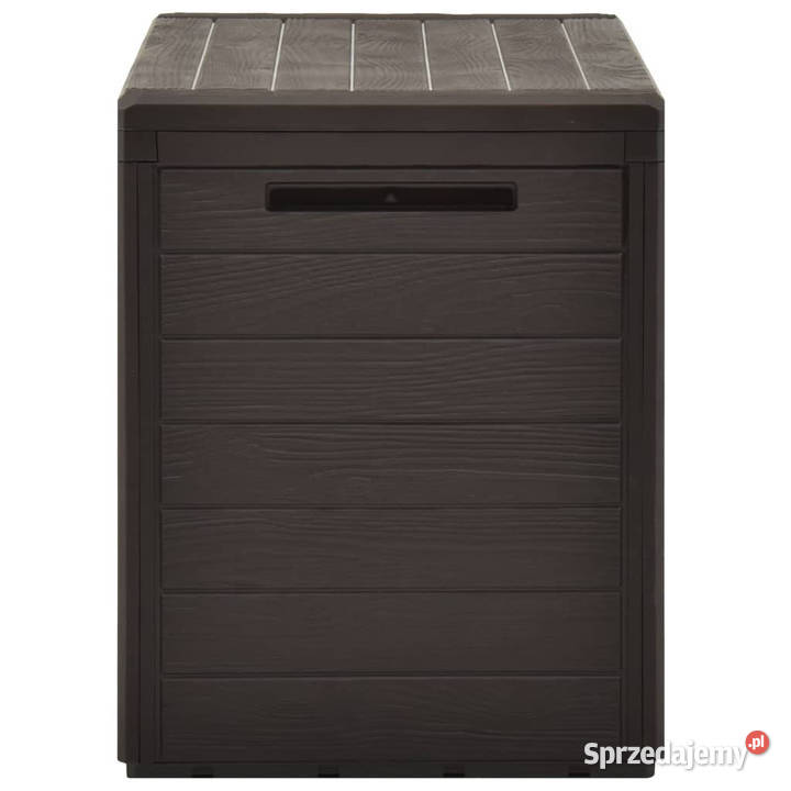 Skrzynia ogrodowa brązowa 78 x 44 x 55 WM49442 Skrzynie ogrodowe Warszawa sprzedam