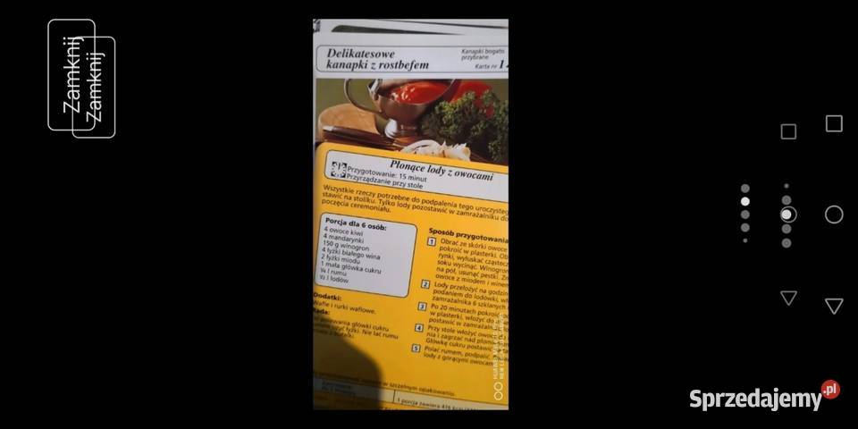 Karty z przepisami Pozostałe Moszczenica