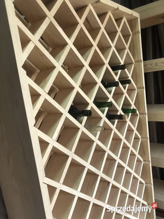Regał stojak na wino duży lite drewno Szafy, regały, półki sprzedam