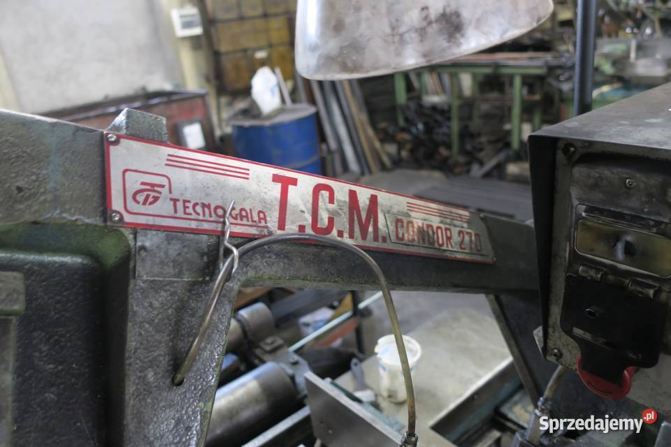 Piła taśmowa TCM CONDOR 270 SA Produkcja warmińsko-mazurskie Reszel