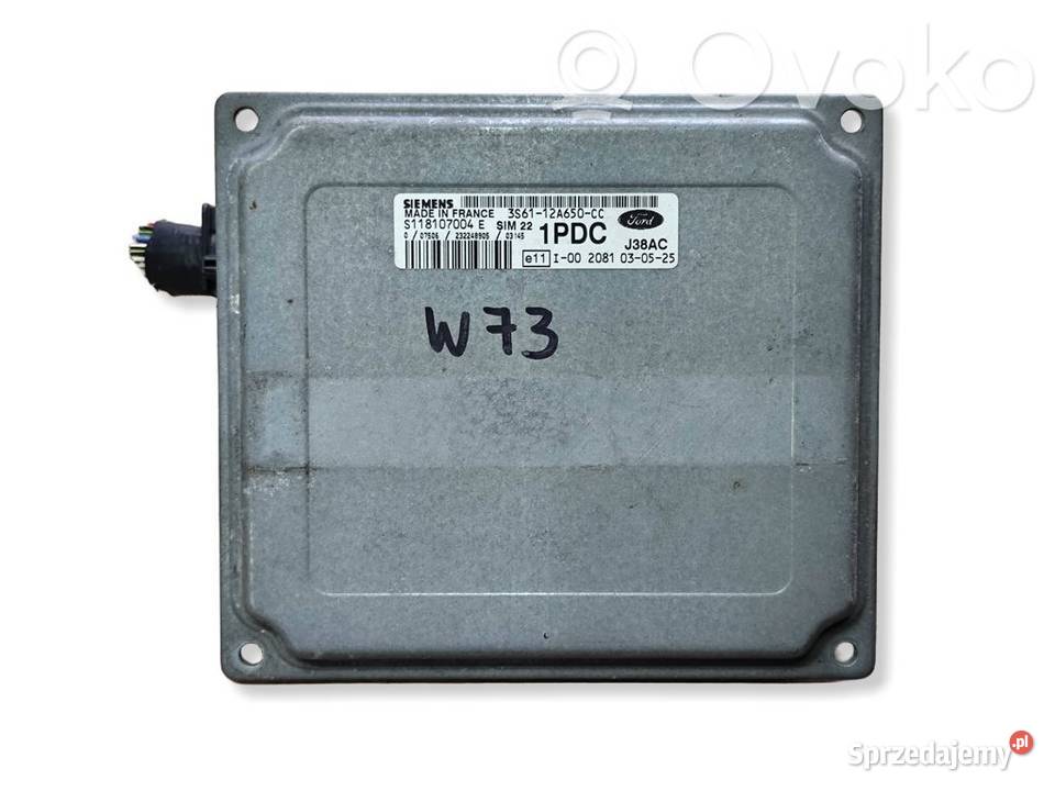 Ford Fiesta 14D STEROWNIK KOMPUTER SILNIKA ECU