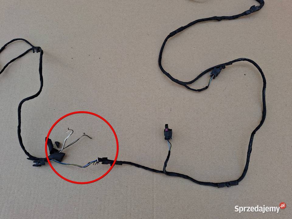 AUDI A7 LIFT WIĄZKA CZUJNIKÓW PARKOWANIA PRZÓD Bieleń