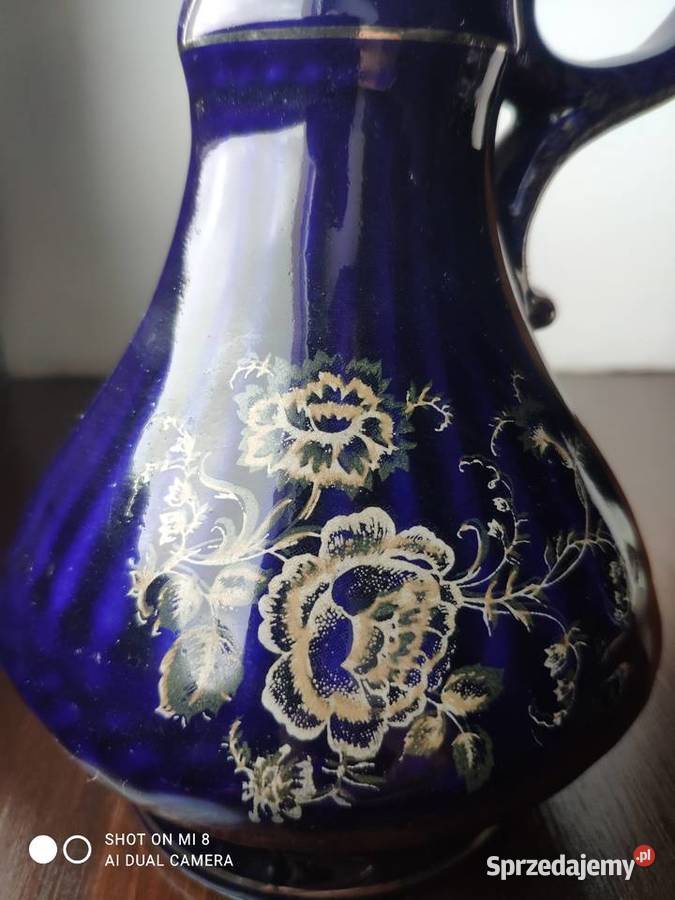 Stary porcelanowy kobaltowy wazon dzbanek Kraków sprzedam