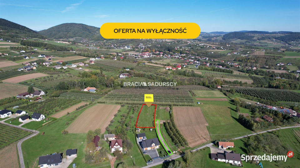 Działka Łukowica 1949m2 szambo