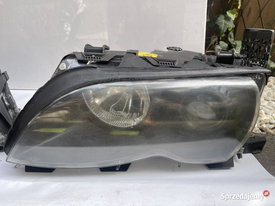 BMW 3 E46 KOMPLET LAMP H7 SOCZEWKA Lampy przednie Ostroróg