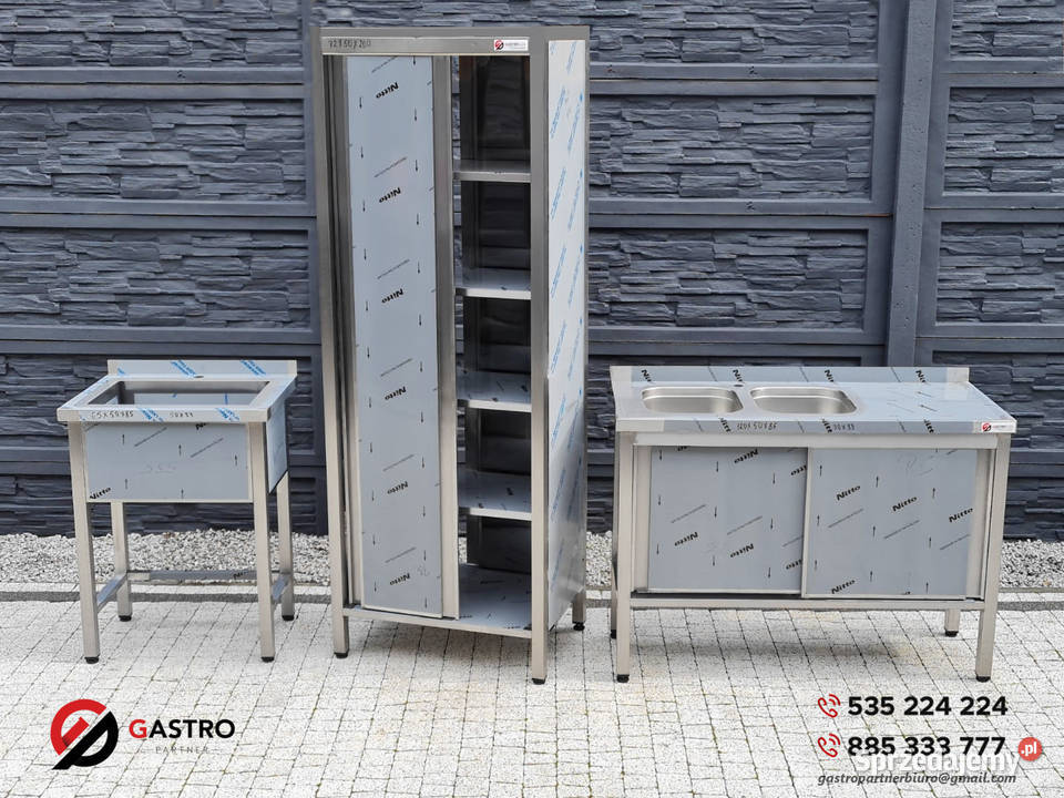 Stół gastronomiczny spawany przyścienny 40x70x85 Gastronomia Ostrów Wielkopolski