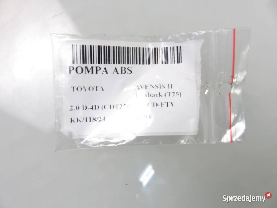 POMPA ABS TOYOTA AVENSIS II T25 0265800382
