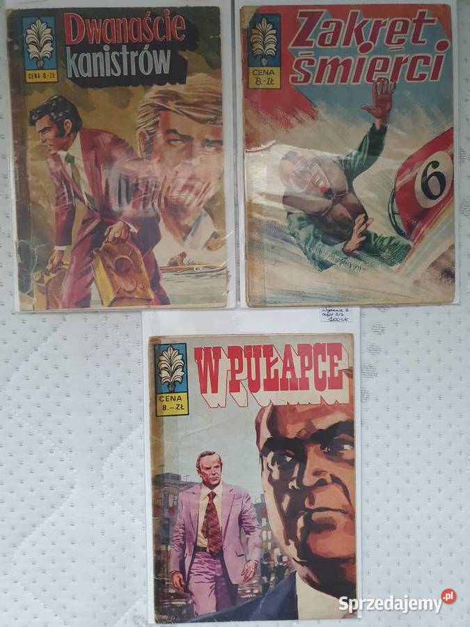 Kapitan Żbik kompletna historia 3 komiksy 1974 pomorskie