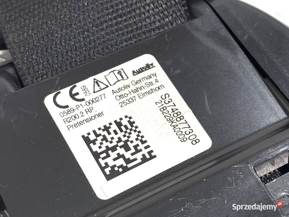 PAS BEZPIECZEŃSTWA LEWY TYŁ BMW F44 7488773 osobowe