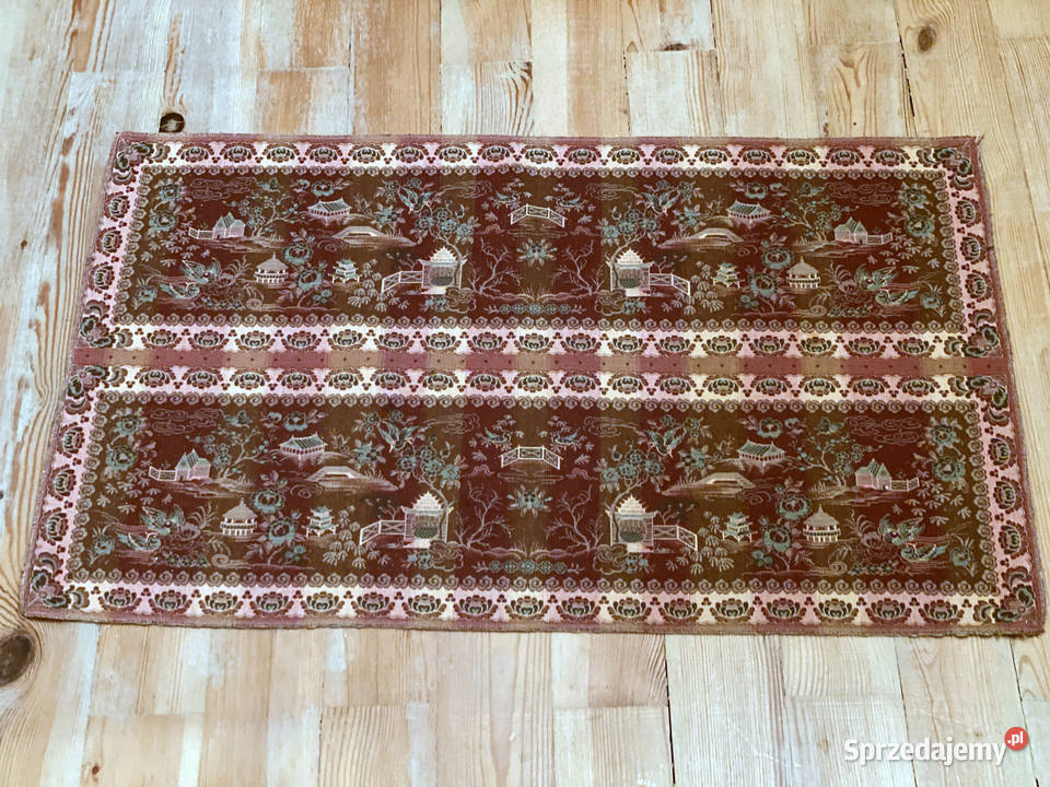 narzuta kapa bieżnik stylowa antyk ze złotą Warszawa