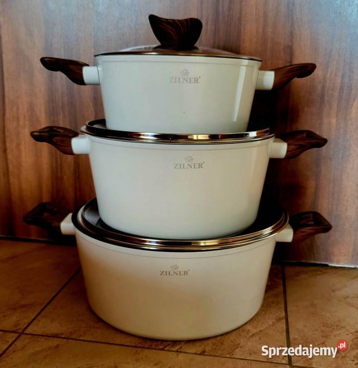 199 Garnki marmurkowe lakierowane śląskie Zabrze