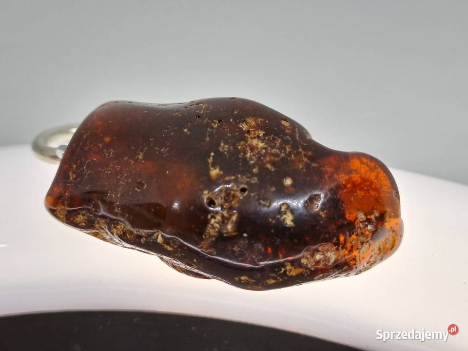 Zawieszka wisiorek z bursztynu BURSZTYN bałtycki Warszawa