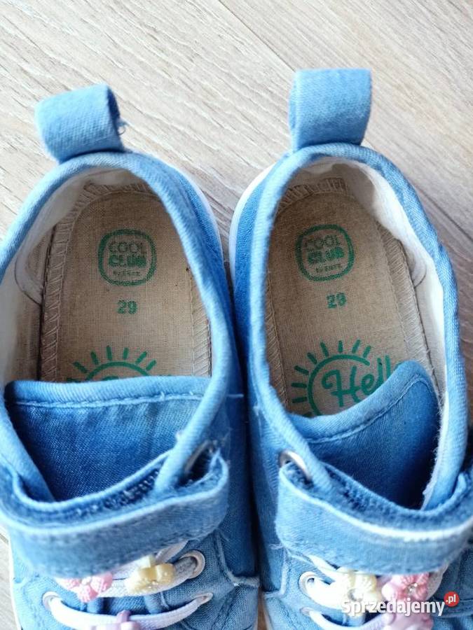 Trampki dziewczęce denim 29 Płock