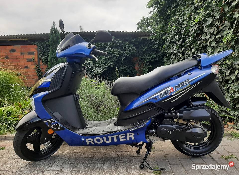 Ładny duży skuter Romet Router Grande 50 4t wielkopolskie Tuczno
