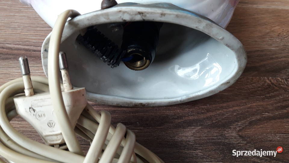 Stara lampka porcelanowa ceramiczna PRL Gdynia