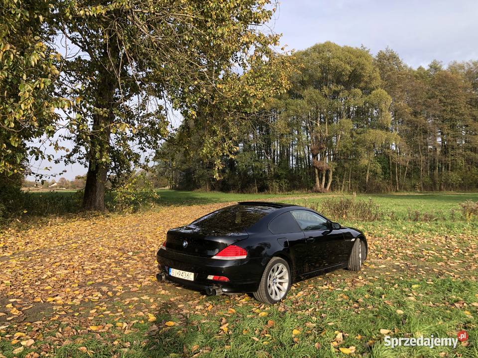 BMW 650i E63 367 V8 PIĘKNA CZARNA BETA OKAZJA Jaworzno