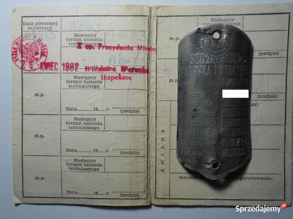 Junak M10 silnik rama dokumenty Sandomierz