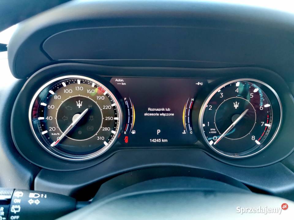 MASERATI LEVANTE MODENA WERSJA LIMITOWANA asystent pasa ruchu Levante Szczytno